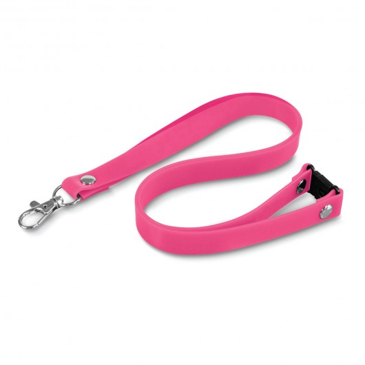 Silicone Lanyards pink